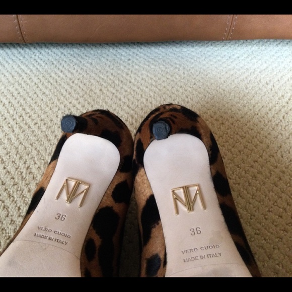 Tamara Mellon Charge Brown Leopard print Booties size 36 - Picture 11 of 12